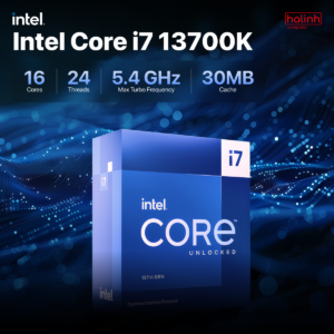 CPU Intel Core i7 13700K (Up To 5.40GHz, 16 Nhân 24 Luồng)